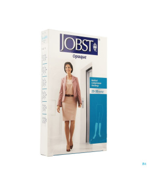 Jobst opaque 20-30 c2 genou ort.ouvert noir    m