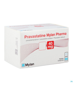 Pravastatine viatris 40mg comp 98