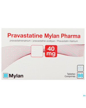 Pravastatine viatris 40mg comp 98
