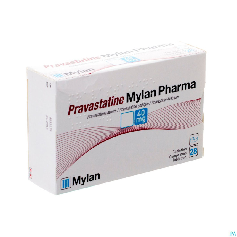 Pravastatine viatris 40mg comp 28