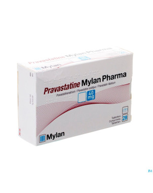 Pravastatine viatris 40mg comp 28
