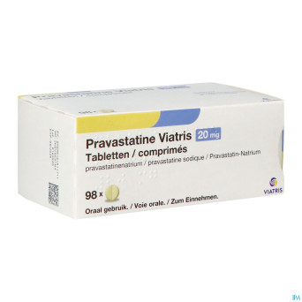 Pravastatine viatris 20mg comp 98