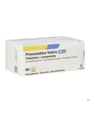 Pravastatine viatris 20mg comp 98