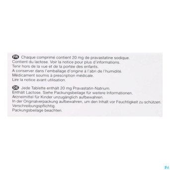Pravastatine viatris 20mg comp 98