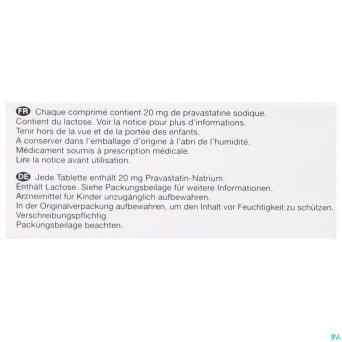 Pravastatine viatris 20mg comp 98