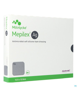 Mepilex ag pansement steril  12,5x12,5cm  5 287121