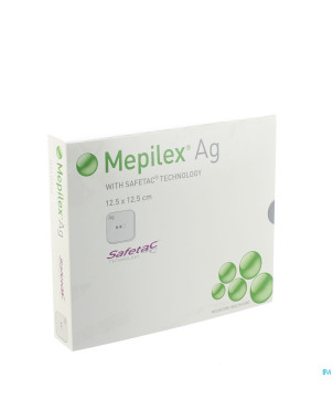 Mepilex ag pansement steril  12,5x12,5cm  5 287121