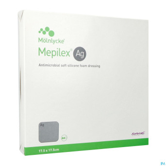 Mepilex ag pansement steril  17,5x17,5cm  5 287321