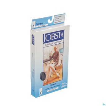 Jobst opaque rc 15-20 c1 genou ort.ouvert noir   l