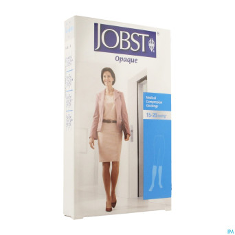 Jobst opaque rc 15-20 c1 genou ort.ouvert noir   m