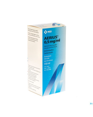 Aerius solution buvable 0,5mg/ml 150ml