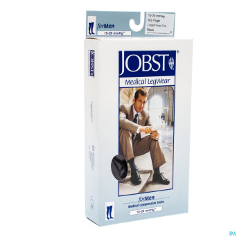 Jobst for men c1 15-20 ag noir    l 1p 7528700