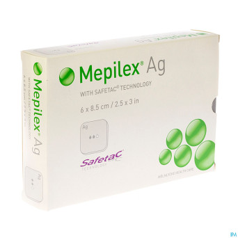 Mepilex ag pansement steril   6,0x 8,5cm  5 287021
