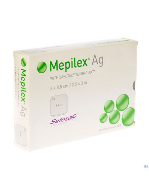 Mepilex ag pansement steril   6,0x 8,5cm  5 287021