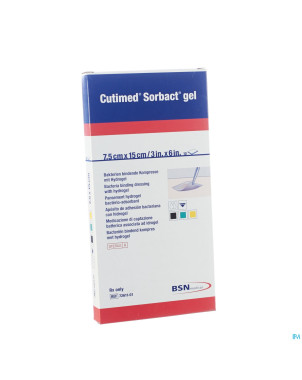 Cutimed sorbact gel    7,5cmx15,0cm 10 7261101