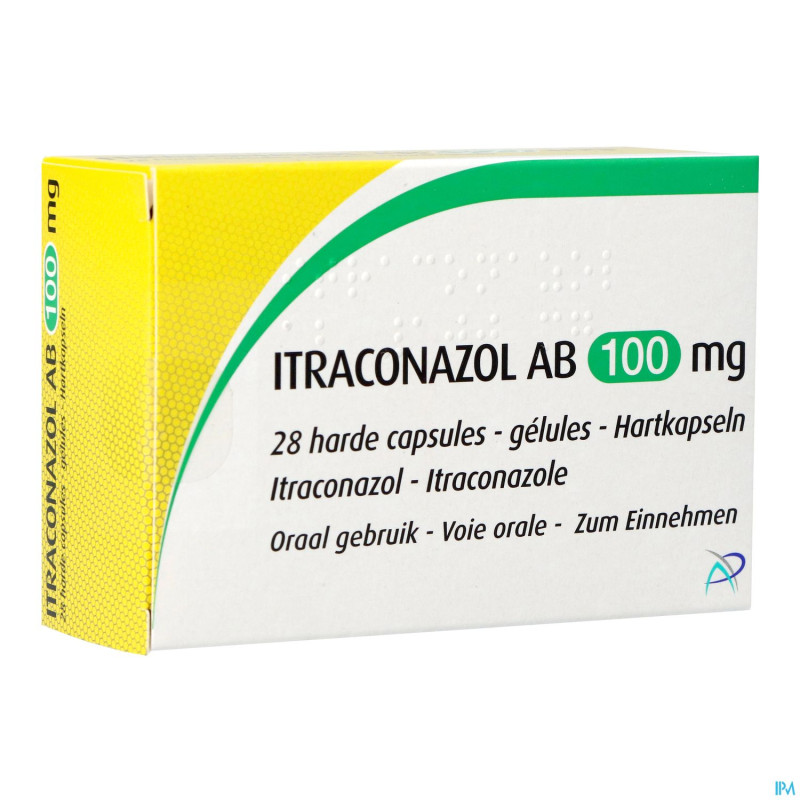 Itraconazol ab 100mg caps dur 28 x 100mg