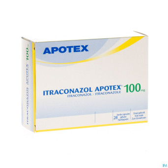 Itraconazol ab 100mg caps dur 28 x 100mg