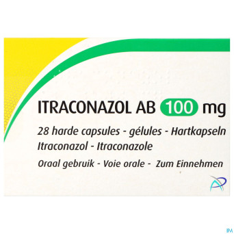 Itraconazol ab 100mg caps dur 28 x 100mg