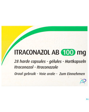 Itraconazol ab 100mg caps dur 28 x 100mg