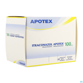 Itraconazol ab 100mg caps dur 60 x 100mg