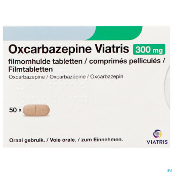 Oxcarbazepine viatris 300mg comp pell 50