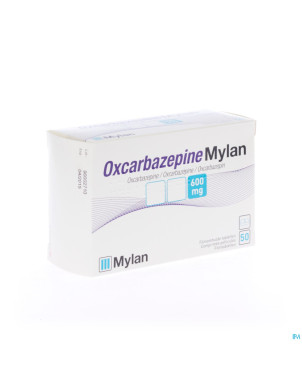 Oxcarbazepine viatris 600mg comp pell 50