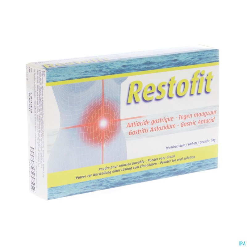 Restofit pulv sol buv sach 10 x 10g