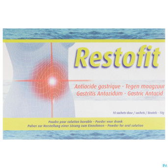Restofit pulv sol buv sach 10 x 10g