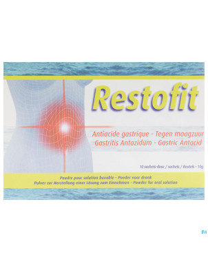 Restofit pulv sol buv sach 10 x 10g