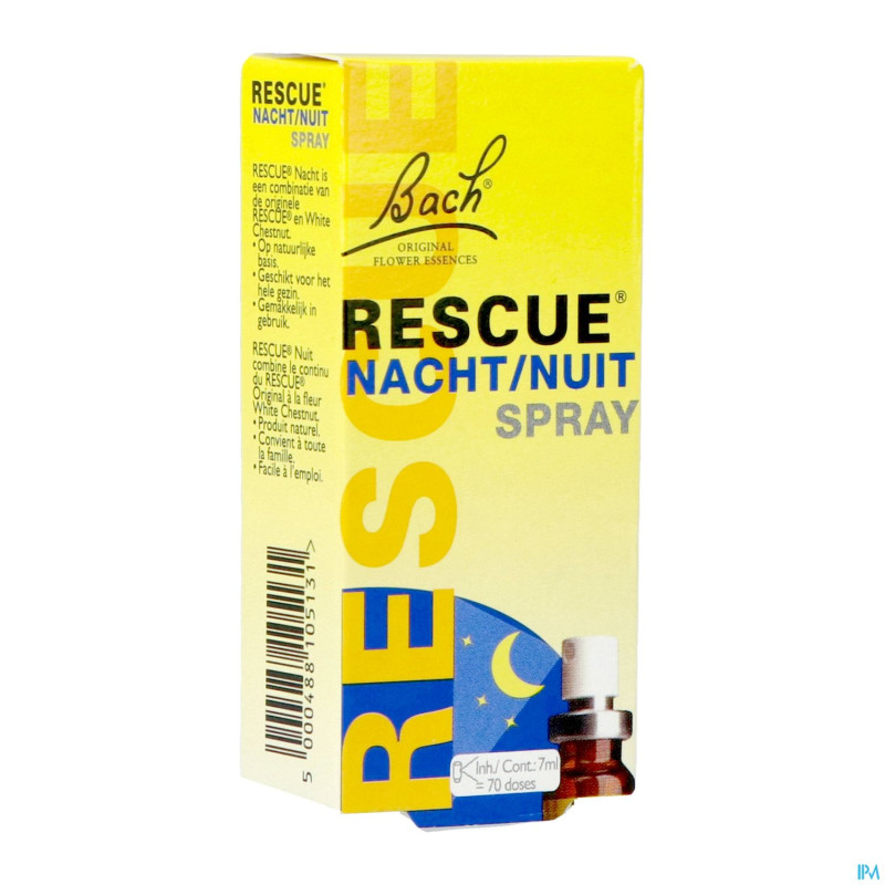 Bach rescue spray nuit    7ml