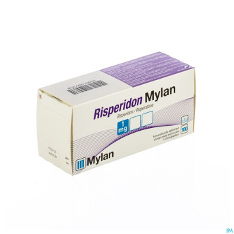 Risperidon mylan 1 mg comp pell 100