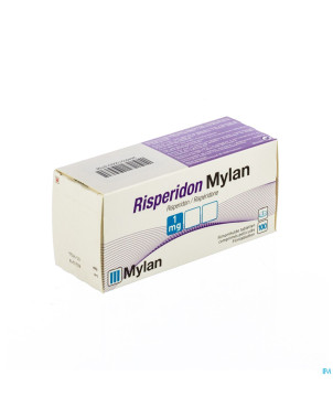 Risperidon mylan 1 mg comp pell 100