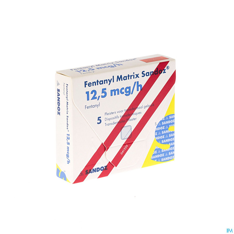Fentanyl matrix sandoz 12 mcg empl transderm  5