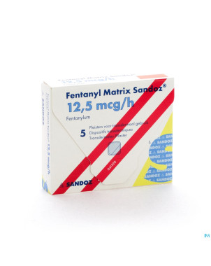 Fentanyl matrix sandoz 12 mcg empl transderm  5
