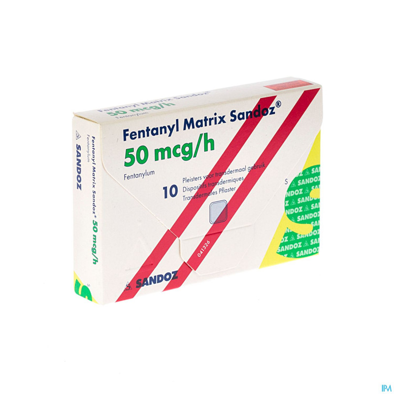 Fentanyl matrix sandoz 50,0ug empl transderm 10