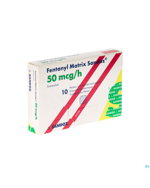 Fentanyl matrix sandoz 50,0ug empl transderm 10
