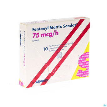 Fentanyl matrix sandoz 75,0ug empl transderm 10