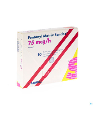 Fentanyl matrix sandoz 75,0ug empl transderm 10