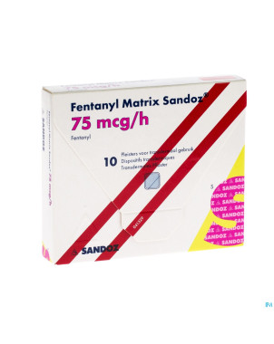 Fentanyl matrix sandoz 75,0ug empl transderm 10