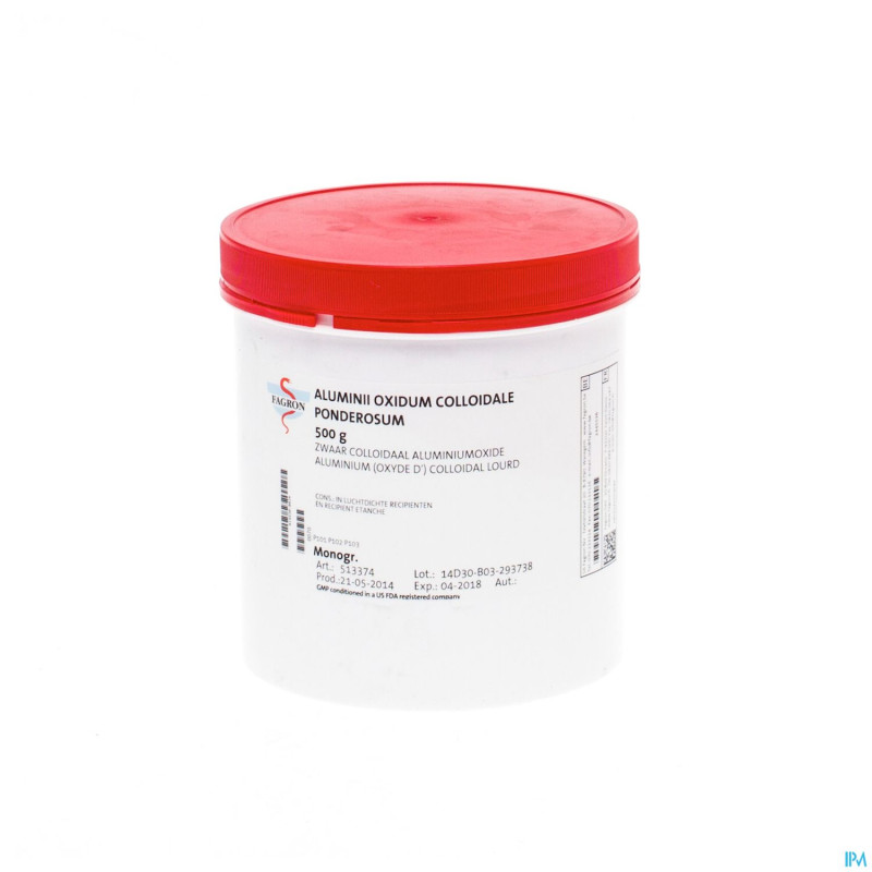 Oxyde aluminium colloidal lourd    500g fag