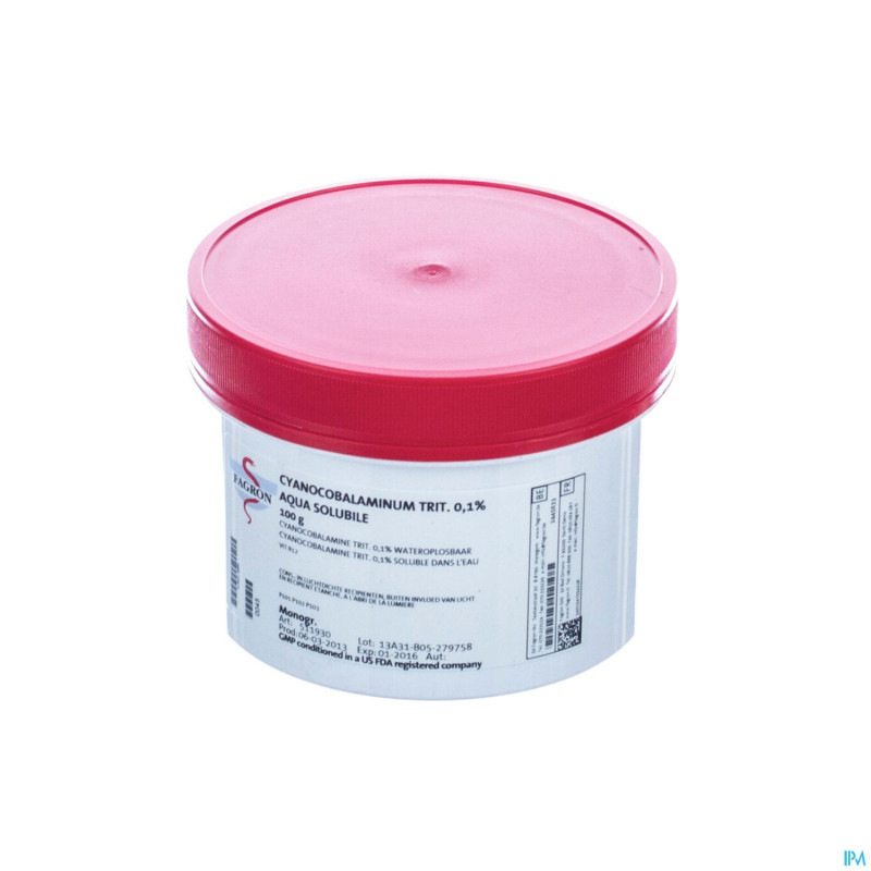 Cyanocobalamine trituration 0,1%    100g fag