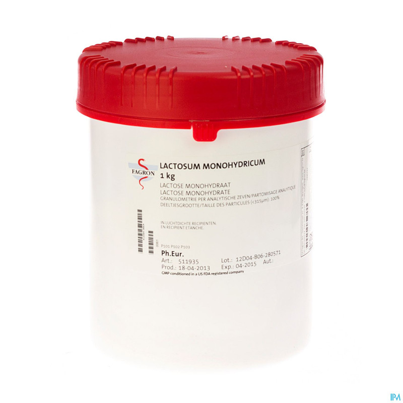 Lactose monohydrate    1kg fag