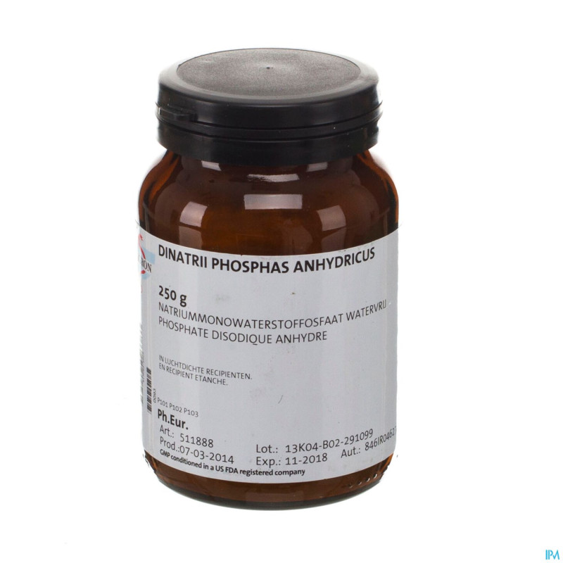 Phosphate disodique anhydre    250g fag