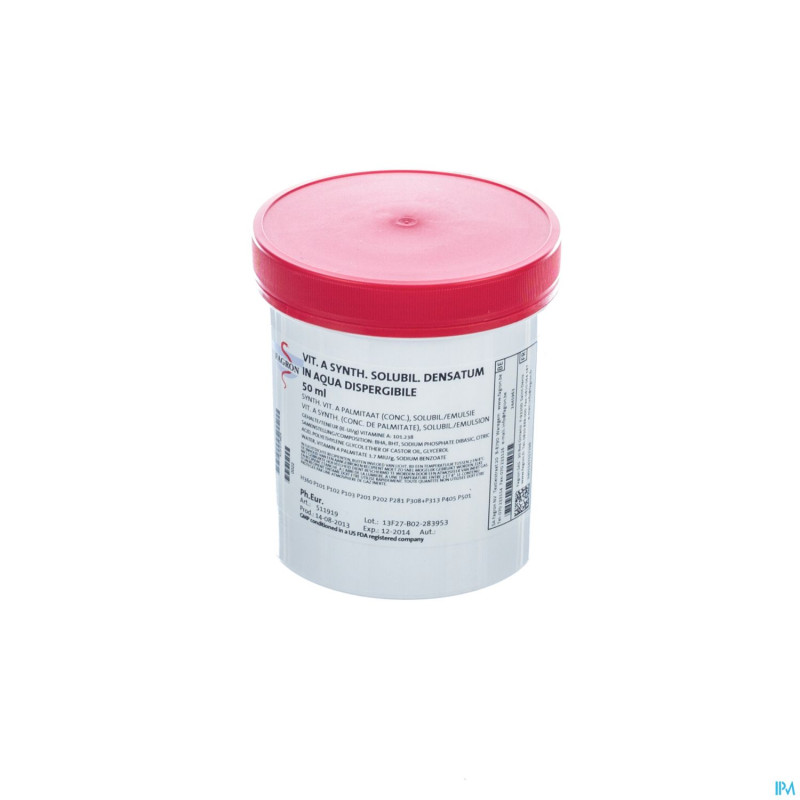Vitamine a palm aq. disp. 100000e/ml    50ml fag