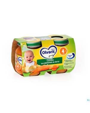 Olvarit carottes pomme de terre    4m 2x125g