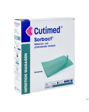 Cutimed sorbact cp    7x 9cm  5 7216501