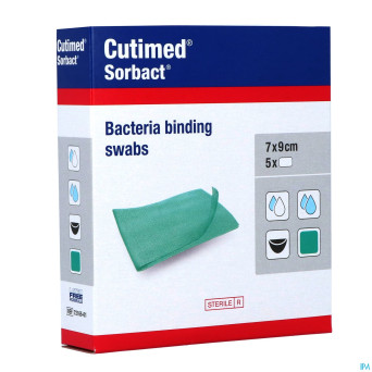 Cutimed sorbact cp    7x 9cm  5 7216501