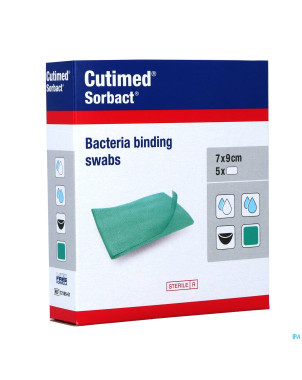 Cutimed sorbact cp    7x 9cm  5 7216501
