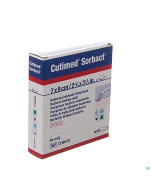 Cutimed sorbact cp    7x 9cm  5 7216501