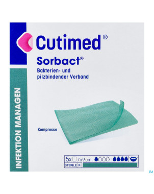 Cutimed sorbact cp    7x 9cm  5 7216501